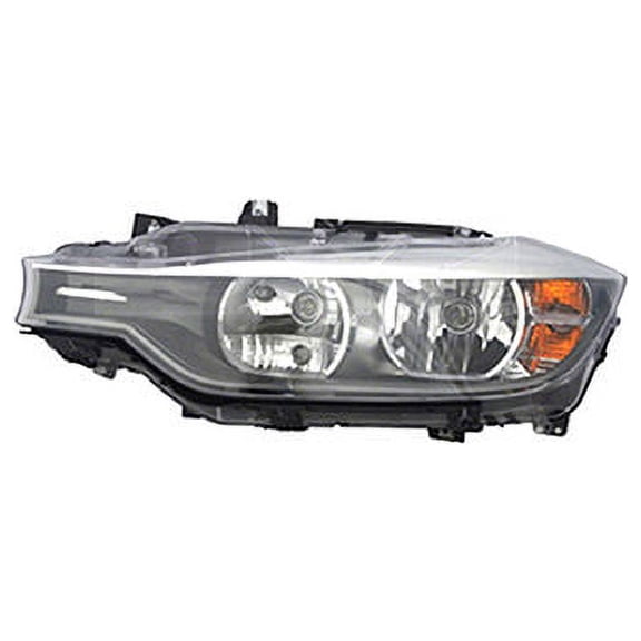 Left Driver Side Headlight Assembly - Compatible with 2013 - 2015 BMW 320i 2014