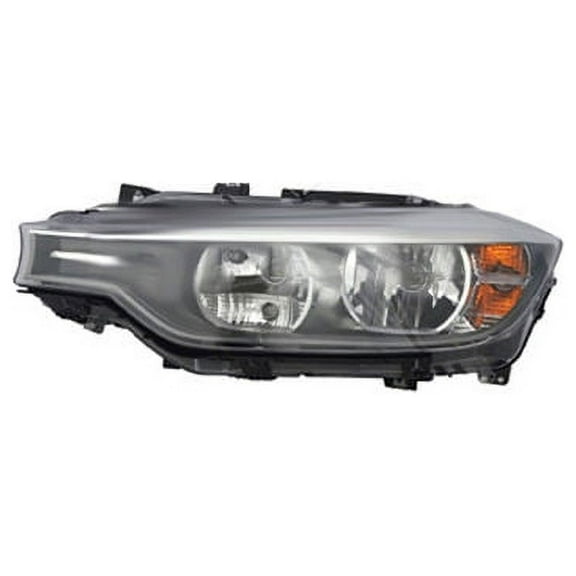 Left Driver Side Headlight Assembly - Compatible with 2013 - 2015 BMW 320i 2014