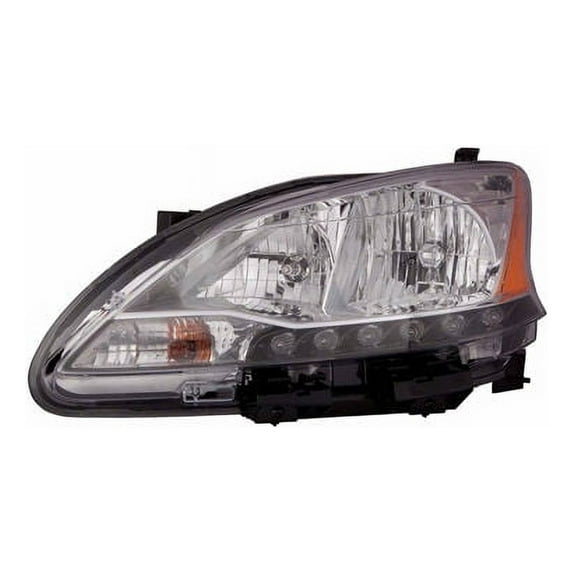 Left Driver Side Headlight Assembly - Compatible with 2013 - 2015 Nissan Sentra 2014