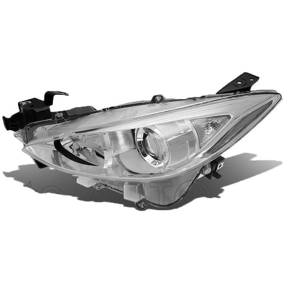 Left Driver Side Headlight Assembly - Compatible with 2014 - 2016 Mazda 3 2015