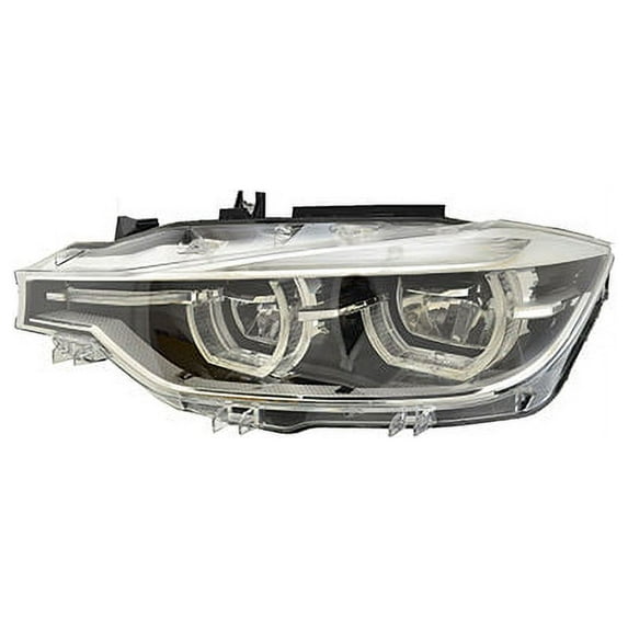 Left Driver Side Headlight Assembly - Compatible with 2016 - 2018 BMW 320i 2017