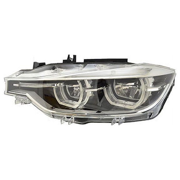 Left Driver Side Headlight Assembly - Compatible with 2016 - 2018 BMW 320i 2017