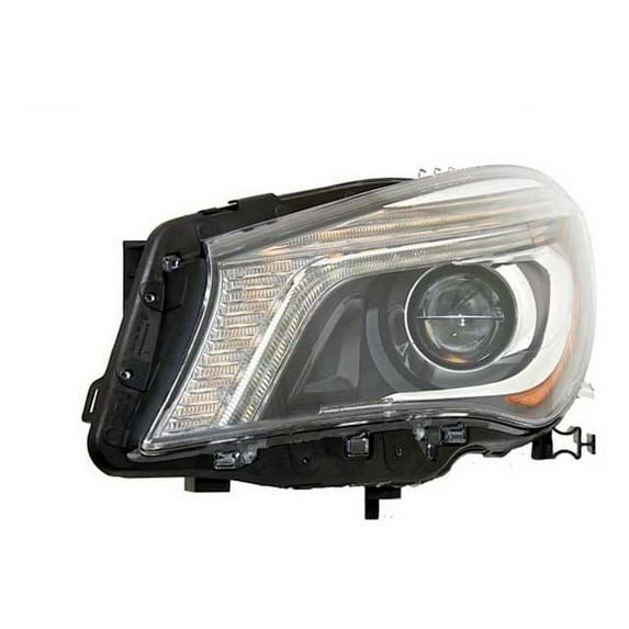 Left Driver Side Headlight Assembly - without Control Units - Compatible with 2014 - 2019 Mercedes-Benz CLA250 (For Models with Code 614, 803, 804, 805, and 806) 2015 2016 2017 2018