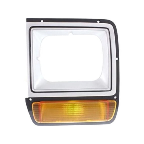 Left Driver Side Headlight Door - Compatible with 1986 - 1990 Dodge D350 1987 1988 1989
