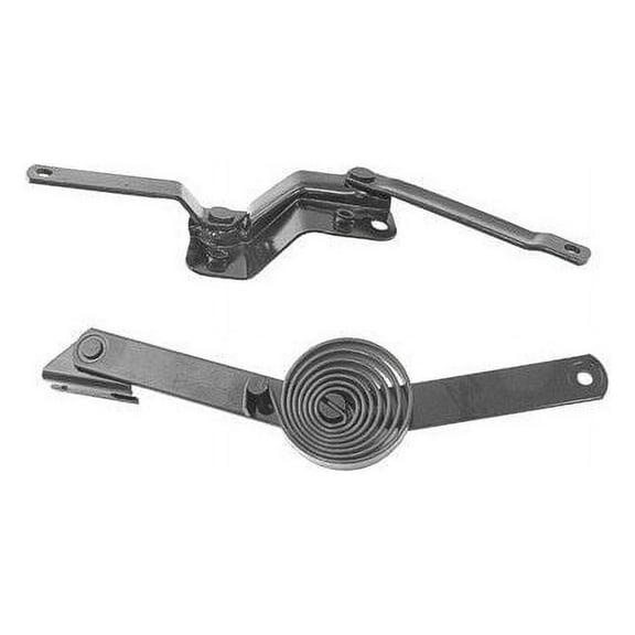 Left Driver Side Hood Hinge with Support Link - Compatible with 1947 - 1955 Chevy Truck 1948 1949 1950 1951 1952 1953 1954