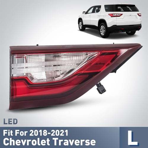 Left Driver Side Inner LED Tail Light Assy For 2018-2021 Chevrolet Traverse Red