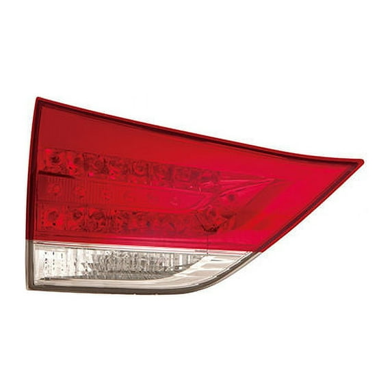 Left Driver Side Inner Tail Light Assembly - LID Mounted - Compatible with 2012 - 2014 Toyota Sienna (Except SE Models) (From 10/00/2011) 2013