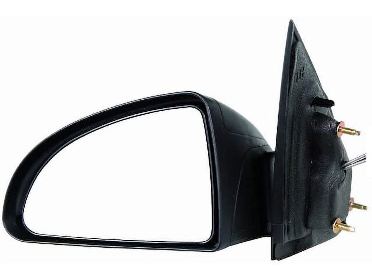 Left Driver Side Manual Mirror - Textured Black - Compatible with 2005 - 2010 Chevy Cobalt Coupe 2006 2007 2008 2009