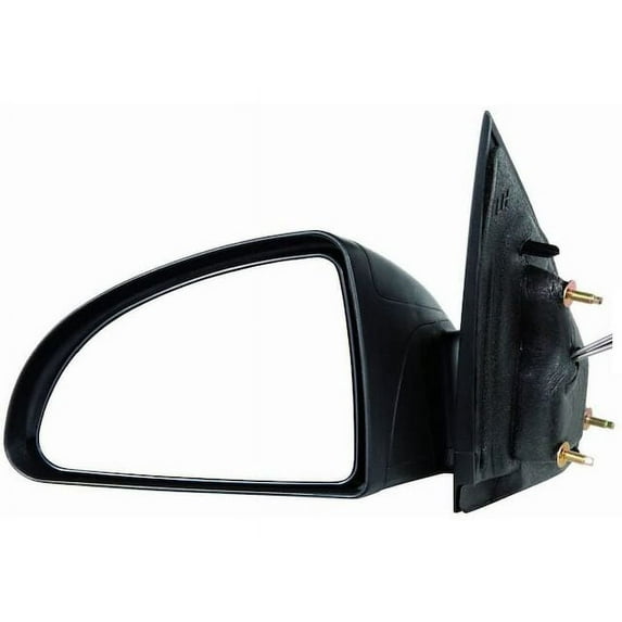 Left Driver Side Manual Mirror - Textured Black - Compatible with 2005 - 2010 Chevy Cobalt Coupe 2006 2007 2008 2009