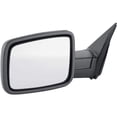 thumbnail image 1 of Left Driver Side Manual Mirror - Textured - Compatible with 2013 - 2018 Ram 1500 (without Trailer Tow Package) 2014 2015 2016 2017 2019, 1 of 2