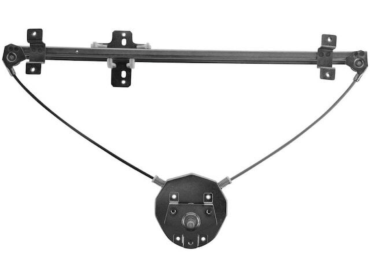 Left Driver Side Manual Window Regulator Assembly Compatible with