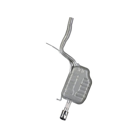 Left Driver Side Muffler - Compatible with 2005 - 2008 Audi A4 Quattro 2006 2007