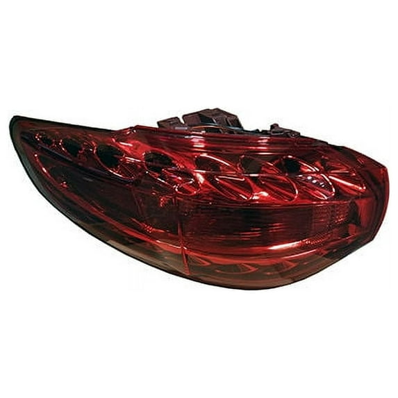 Left Driver Side Outer Tail Light Assembly - Compatible with 2009 - 2012 Infiniti FX35 2010 2011