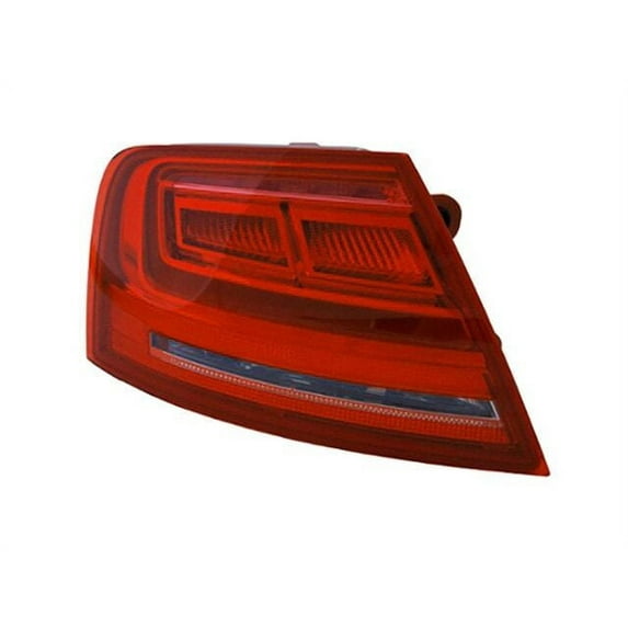 Left Driver Side Outer Tail Light Assembly - Compatible with 2011 - 2014 Audi A8 Quattro 2012 2013