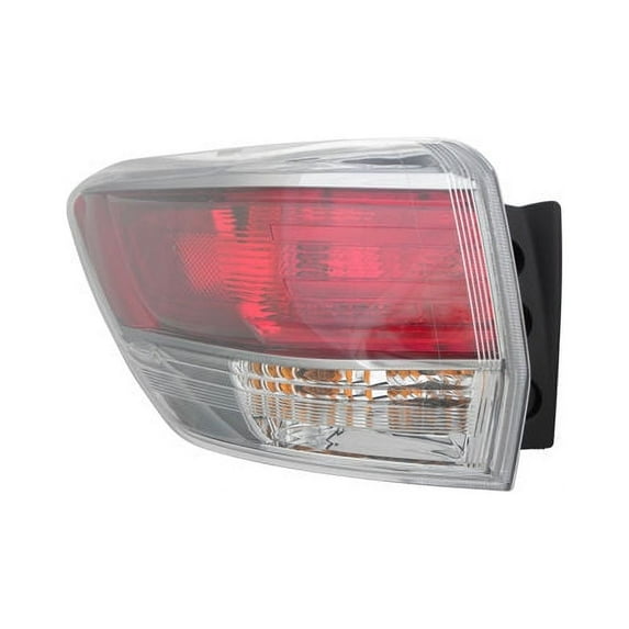 Left Driver Side Outer Tail Light Assembly - Compatible with 2014 - 2016 Toyota Highlander 2015