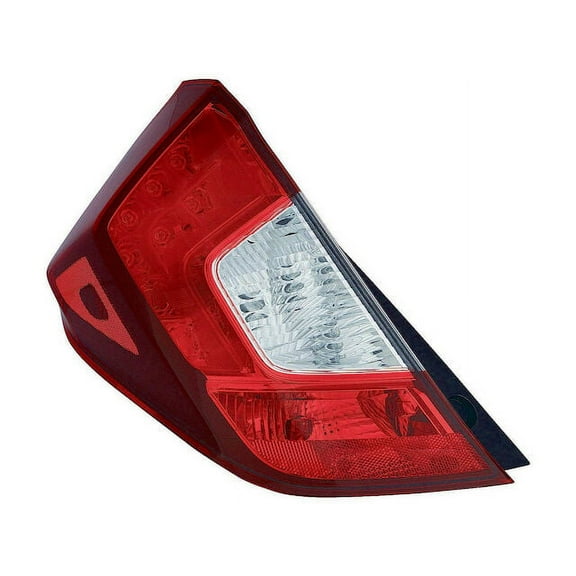 Left Driver Side Outer Tail Light Assembly - Compatible with 2015 - 2020 Honda Fit 2016 2017 2018 2019