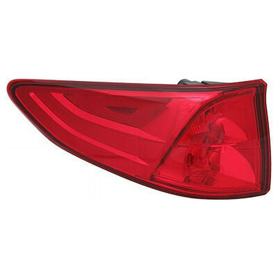 Left Driver Side Outer Tail Light Assembly - Quarter Panel Mounted - Compatible with 2018 - 2019 Honda Odyssey 2020 2021