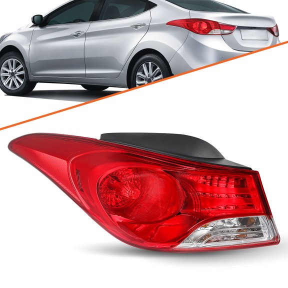 Left Driver Side Outer Tail Light Fit 2011 2012 2013 Hyundai Elantra 924013Y000