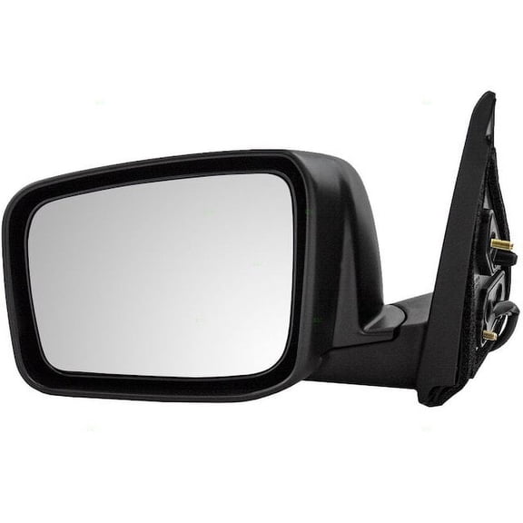 Left Driver Side Power Mirror - Black - Heated - Paint To Match - without Side View Camera - Compatible with 2008 - 2013 Nissan Rogue 2009 2010 2011 2012