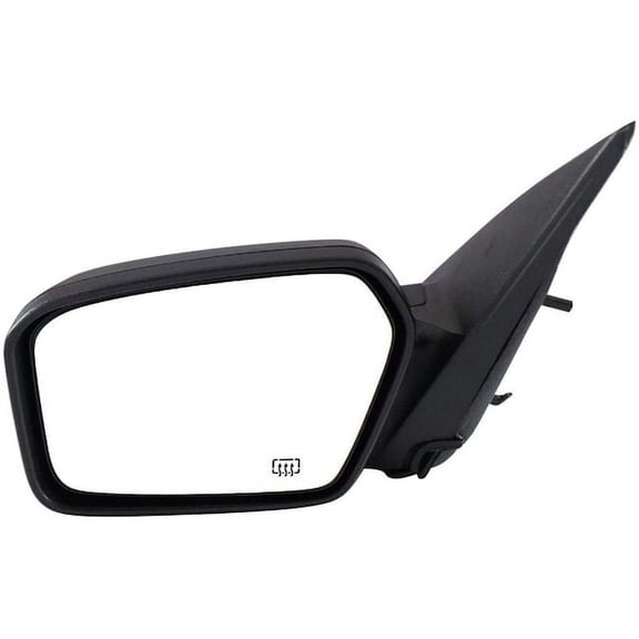 Left Driver Side Power Mirror - Non-Folding - with Textured Cover - with Heated Glass and Puddle Light - Compatible with 2006 - 2010 Ford Fusion 2007 2008 2009