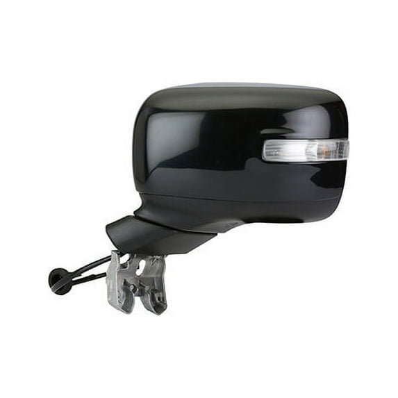 Left Driver Side Power Mirror - Paint to Match - with Heated Glass and Turn Signal - without Blindspot Detection - Compatible with 2015 - 2018 Jeep Renegade 2016 2017 2019