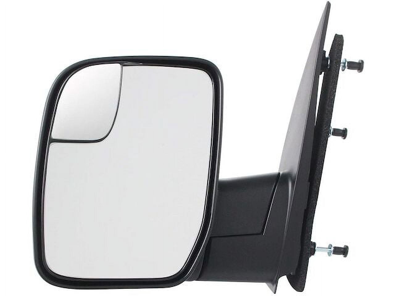 Left Driver Side Power Mirror - Textured Black - Sail Type - Compatible with 2010 - 2014 Ford E-350 Super Duty 2011 2012 2013