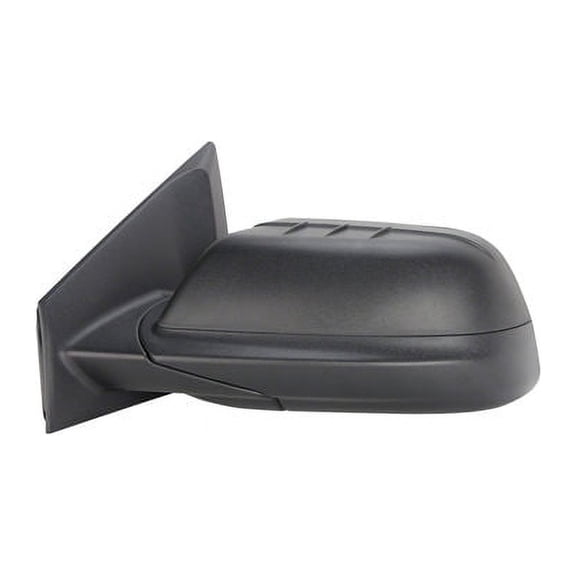 Left Driver Side Power Mirror - Textured Black - with Blind Spot Detection - Compatible with 2011 - 2014 Ford Edge (From 02/08/2011) 2012 2013
