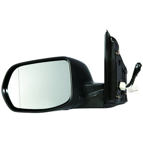 Left Driver Side Power Mirror - Textured Black - without Heated Glass - Compatible with 2012 - 2016 Honda CR-V 2013 2014 2015