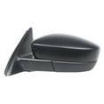 thumbnail image 1 of Left Driver Side Power Mirror, Textured, with Heated Glass, without Lane Change Assist and Signal Lamp - Compatible with 2011 - 2018 Volkswagen Jetta 2012 2013 2014 2015 2016 2017, 1 of 2