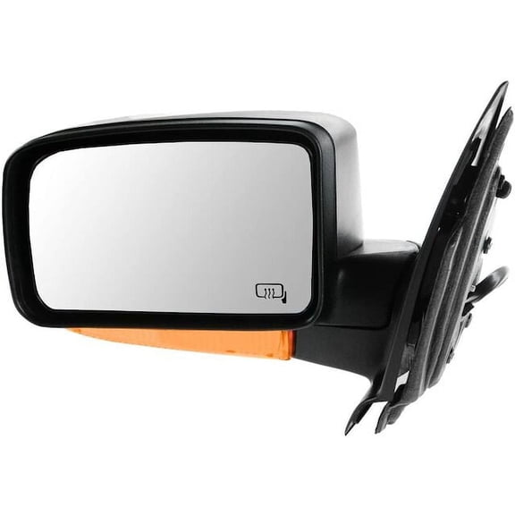 Left Driver Side Power Mirror - Textured - with Heated Glass, Puddle Lamp, and Turn Signal - Compatible with 2003 - 2006 Ford Expedition 2004 2005