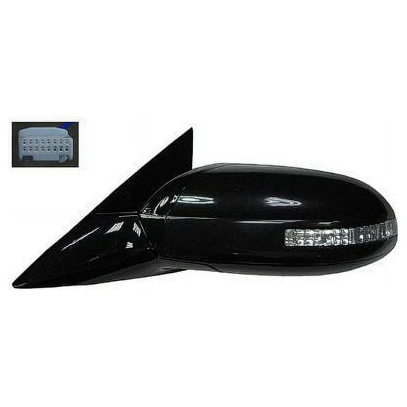 Left Driver Side Power Mirror - with Turn Signal - without Memory - Compatible with 2009 - 2014 Nissan Maxima (with Premium Package) 2010 2011 2012 2013