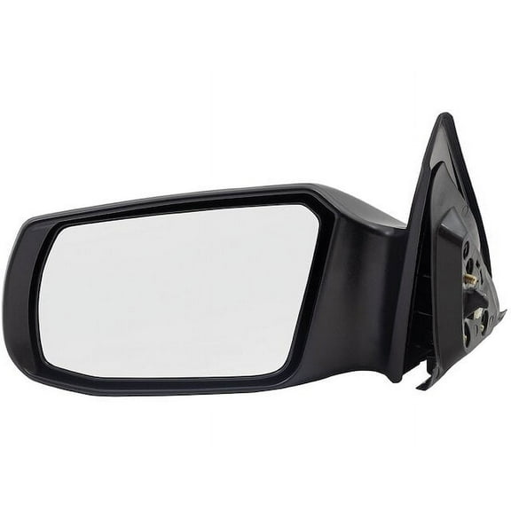Left Driver Side Power Mirror - without Heat - without Turn Signal - Black Paint To Match - Compatible with 2007 - 2012 Nissan Altima Sedan 4-Door 2008 2009 2010 2011