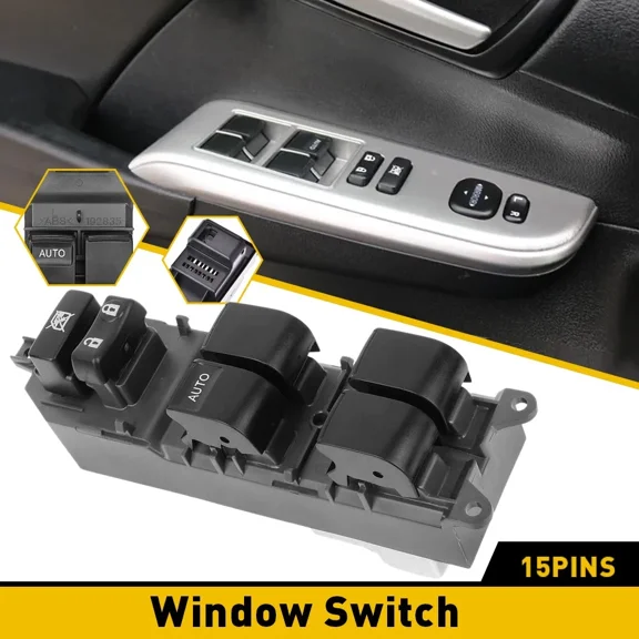 Left Driver Side Power Window Master Control Switch For 2007-2012 Toyota Tundra