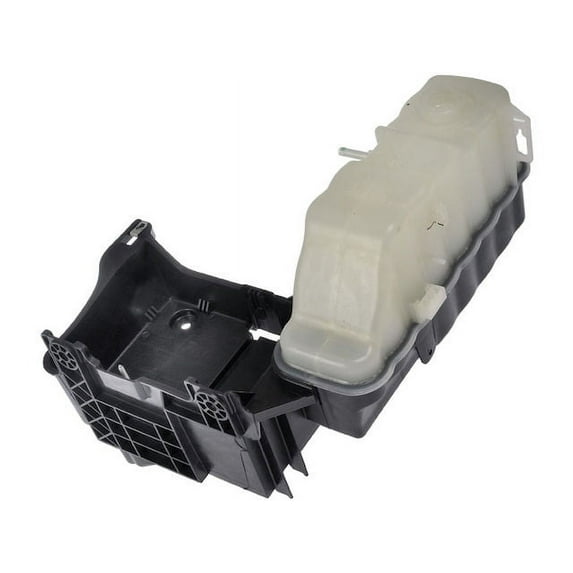 Left Driver Side Radiator Coolant Overflow Expansion Tank with Cap - Compatible with 2011 - 2016 Ford F-350 Super Duty 6.7L V8 Diesel 2012 2013 2014 2015