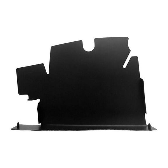 Left Driver Side Radiator Support Baffle - Compatible with 2007 - 2014 Chevy Silverado 2500 HD 2008 2009 2010 2011 2012 2013