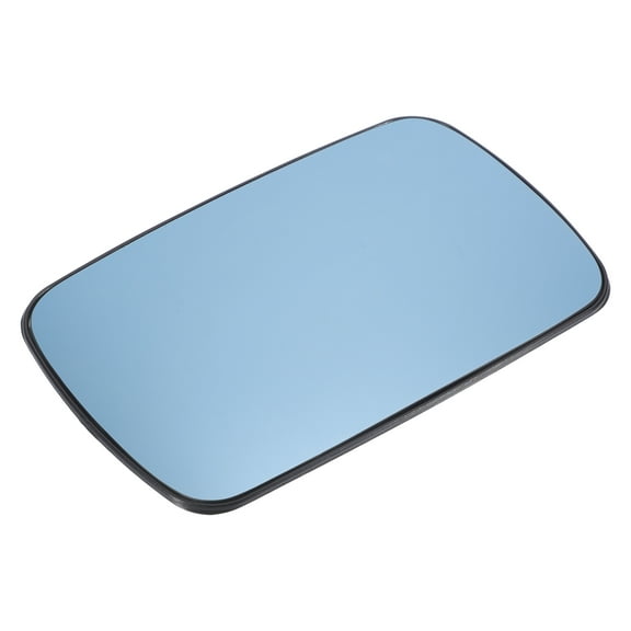 Left Driver Side Rearview Mirror Glass Replacement Heated Blue Glass with Back Fit for BMW 3 series E30