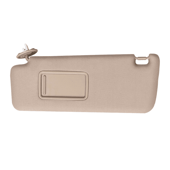 Left Driver Side Sun Visor For Toyota 4Runner 2010-2022 With Mirror, Replacement OEM 74320-35A91-B1-Left-beige