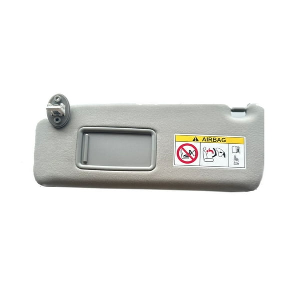 Left Driver Side Sun Visor For Toyota Land Cruiser 2009-2023 With Makeup Mirror, Replacement OEM 74320-0G030-B0-light grey
