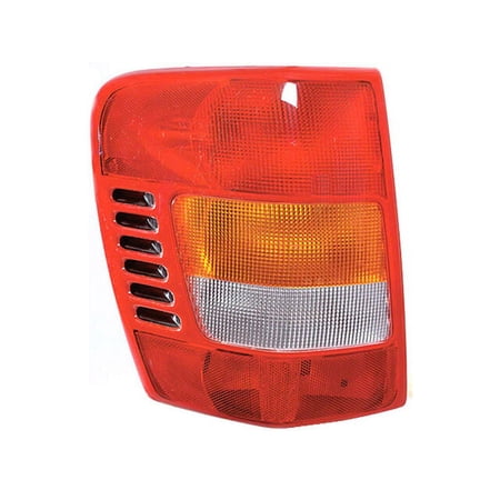 Left Driver Side Tail Light Assembly - Compatible with 1999 - 2001 Jeep Grand Cherokee 2000