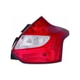 thumbnail image 1 of Left Driver Side Tail Light Assembly - Compatible with 2012 - 2014 Ford Focus 2013, 1 of 2