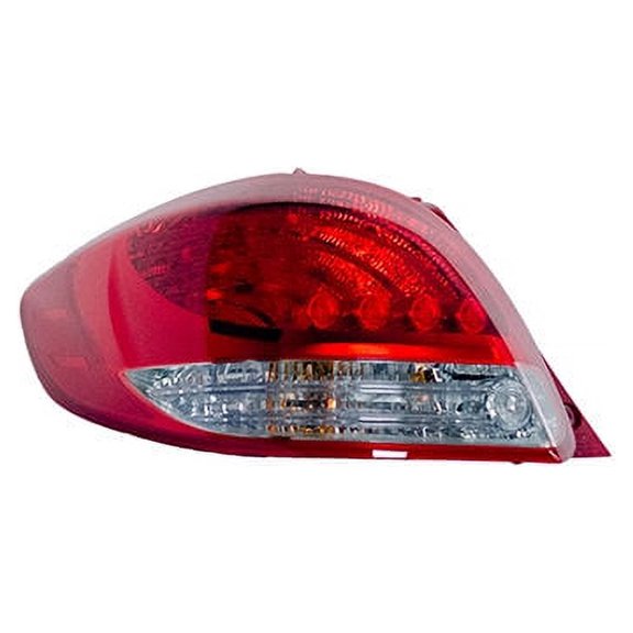 Left Driver Side Tail Light Assembly - Compatible with 2012 - 2017 Hyundai Veloster 2013 2014 2015 2016