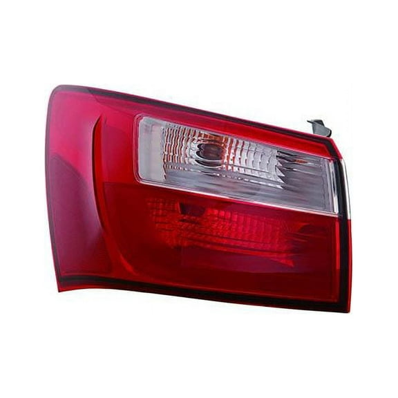 Left Driver Side Tail Light Assembly - Compatible with 2012 - 2017 Kia Rio 2013 2014 2015 2016
