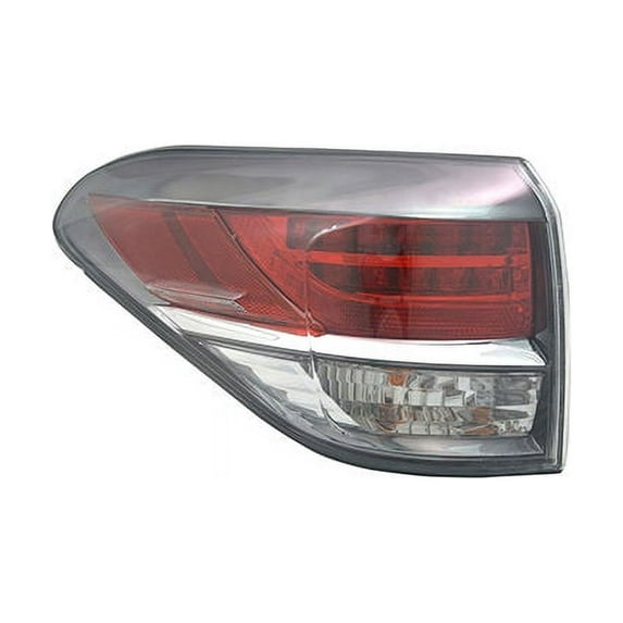 Left Driver Side Tail Light Assembly - Compatible with 2013 - 2015 RX350 2014