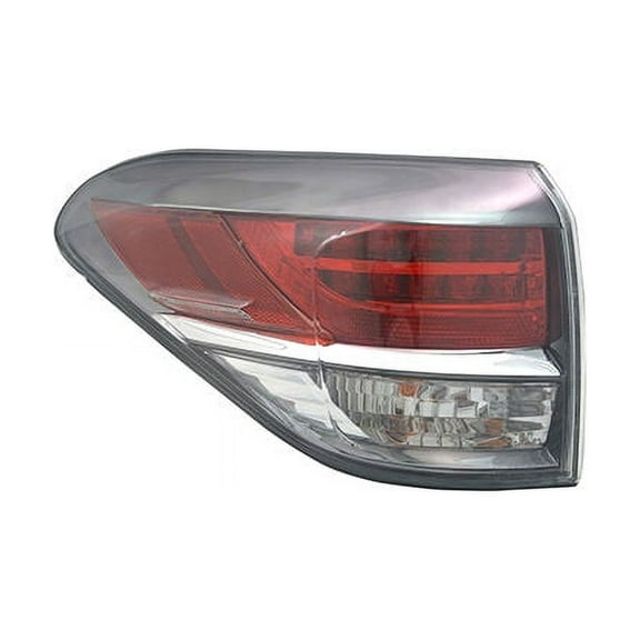 Left Driver Side Tail Light Assembly - Compatible with 2013 - 2015 RX350 2014