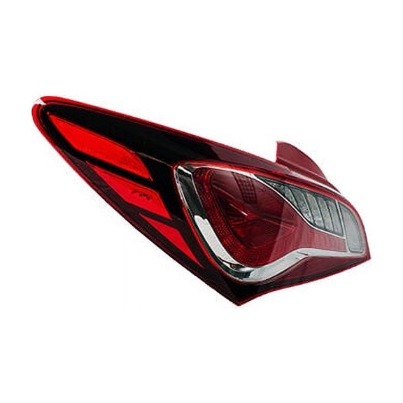 Left Driver Side Tail Light Assembly - Compatible with 2013 - 2016 Hyundai Genesis Coupe 2014 2015