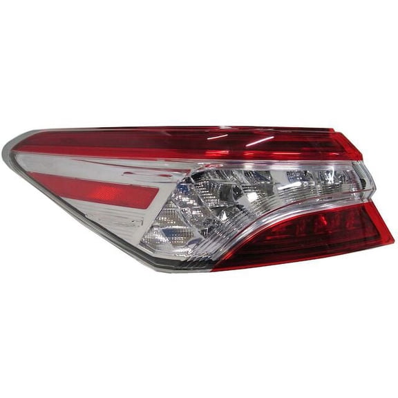 Left Driver Side Tail Light Assembly - Compatible with 2018 - 2020 Toyota Camry 2019