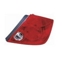 thumbnail image 1 of Left Driver Side Tail Light Assembly - with Red Lens and Clear Round Lens - Compatible with 2005 - 2007 Scion TC (without LED Style Lights) 2006, 1 of 2
