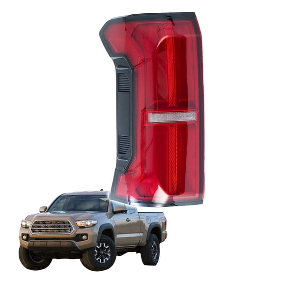 Left Driver Side LED Tail Light Assembly Compatible with 2024-2025 Toyota Tacoma Rear Replacement 81560-AK050
