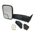 thumbnail image 1 of Left Driver Side Tow Power Mirror - Manual Folding, Manual Flip-up, Textured Black - Compatible with 1994 - 2002 Dodge Ram 3500 1995 1996 1997 1998 1999 2000 2001, 1 of 2