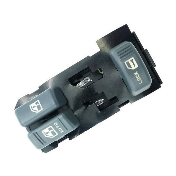 Left Driver Side Window Switch - 3-Button - Compatible with 1995 - 1999 Chevy K1500 2-Door 1996 1997 1998